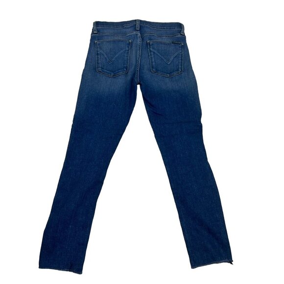 Hudson‎ Jeans Colette Mid Rise Raw Hem Cropped Skinny Ankle Pants Size 26 - Picture 4 of 8